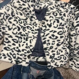 Caramel Women's Leopard Print Cardigan